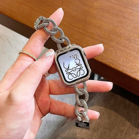Frosty Chain 38mm 40mm Apple Watch Band and Case