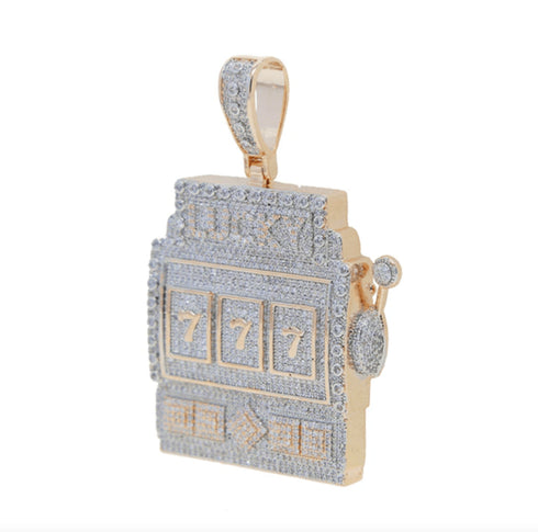 Full Iced 777 Pendant Chain