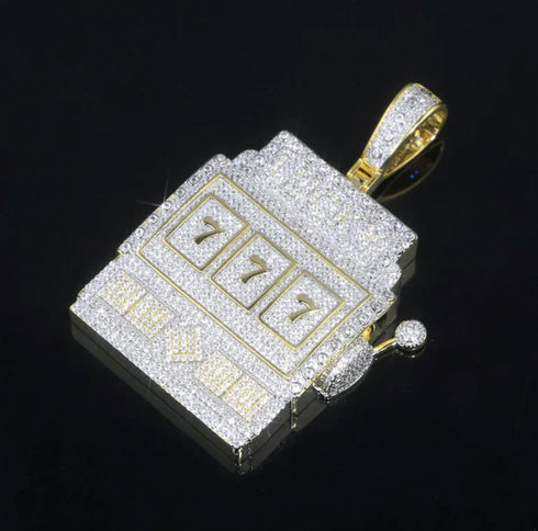 Full Iced 777 Pendant Chain