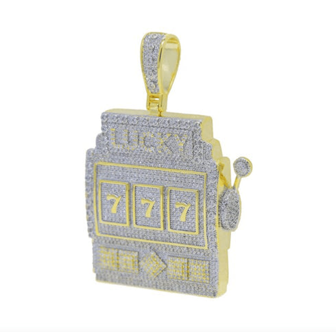 Full Iced 777 Pendant Chain