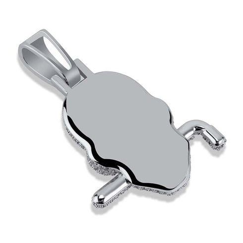 Fully Iced 999 Skull Pendant Chain