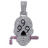 Fully Iced 999 Skull Pendant Chain