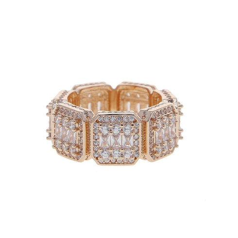 Fully Iced Baguette Rings