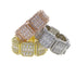 Fully Iced Baguette Rings