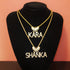 Fully Iced Custom Butterfly Name Chain