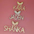 Fully Iced Custom Butterfly Name Chain
