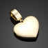 Fully Iced Custom Heart Baguette Photo Pendant Necklace