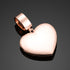 Fully Iced Custom Heart Baguette Photo Pendant Necklace