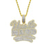 Fully Iced Da "Hustle Hard" Pendant Chain