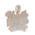 Fully Iced Da "Hustle Hard" Pendant Chain