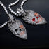 Fully Iced Evil Punk Smile Pendant Chain