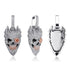 Fully Iced Evil Punk Smile Pendant Chain