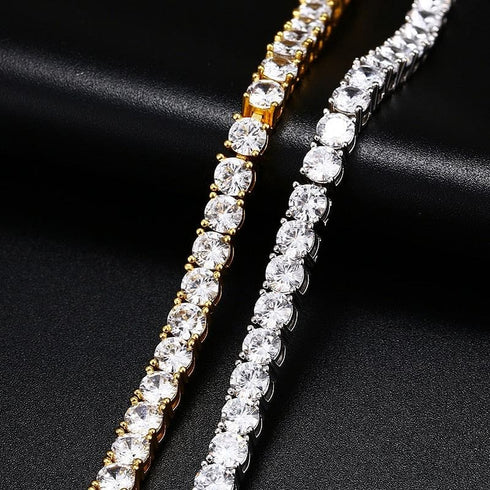 Fully Iced Miami Prong Cuban Bracelet + FREE Tennis Bracelet Bundle (AAA+ Quality)