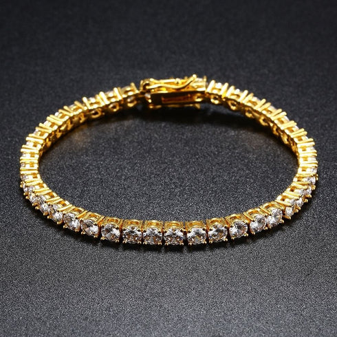 Fully Iced Miami Prong Cuban Bracelet + FREE Tennis Bracelet Bundle (AAA+ Quality)