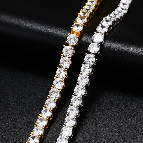 Fully Iced Miami Prong Cuban Bracelet + FREE Tennis Bracelet Bundle (AAA+ Quality)