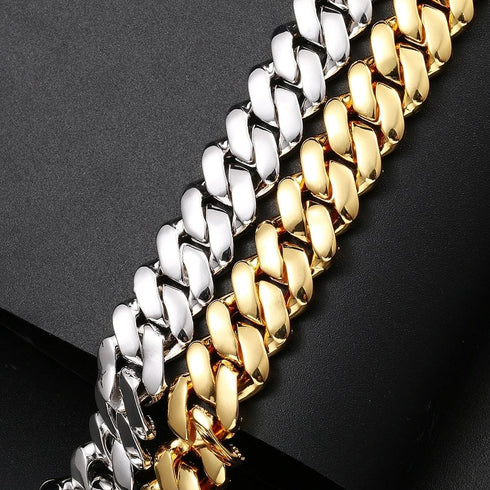 Fully Iced Miami Prong Cuban Bracelet + FREE Tennis Bracelet Bundle (AAA+ Quality)