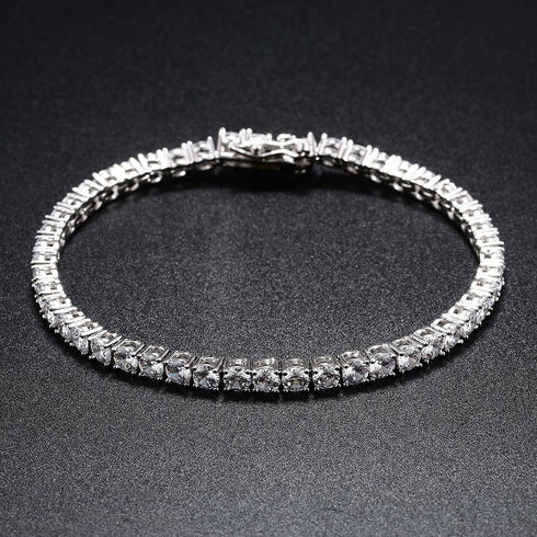 Fully Iced Miami Prong Cuban Bracelet + FREE Tennis Bracelet Bundle (AAA+ Quality)