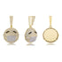 Fully Iced Out face mask emoji pendant Necklace