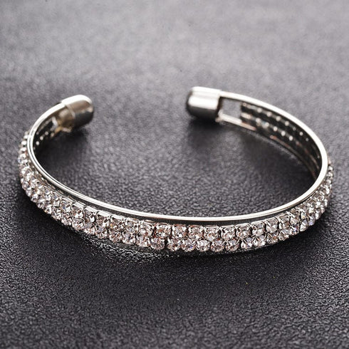 Fully Iced Roman Square Bezel Watch + FREE Iced Bangle