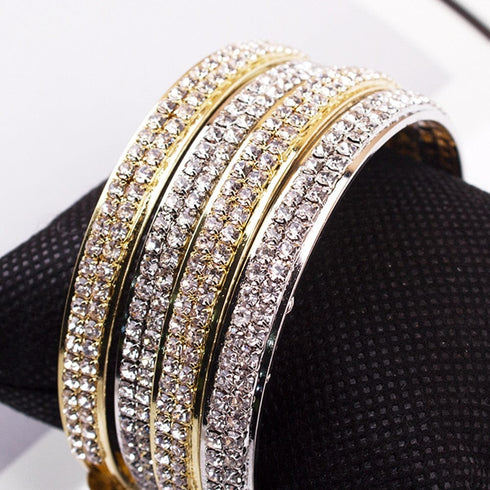 Fully Iced Roman Square Bezel Watch + FREE Iced Bangle