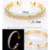 Fully Iced Roman Square Bezel Watch + FREE Iced Bangle