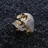Fully Iced Skull Ring