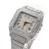 Fully Iced Square Stainless Steel Roman Watch - BOGO