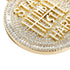 Fully Iced Stay Humble Hustle Hard Round Pendant Chain