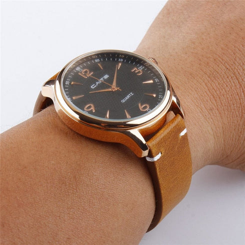 Genuine Retro Leather Watch Strap
