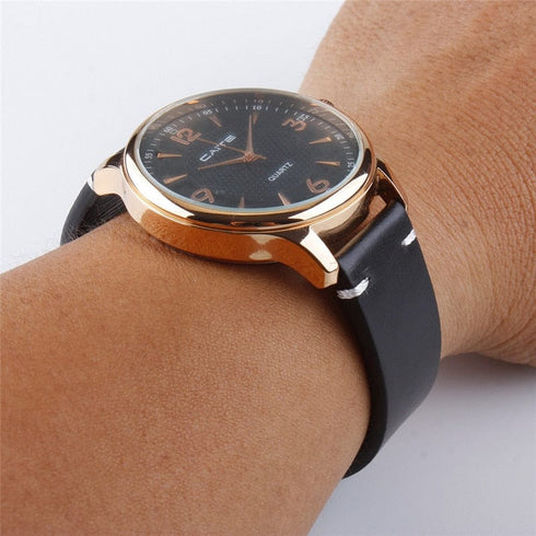 Genuine Retro Leather Watch Strap