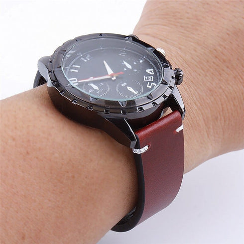 Genuine Retro Leather Watch Strap
