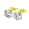 Classic 925 Sterling Silver 0.1-1 VVS Carat Moissanite Stud Earrings