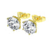 Classic 925 Sterling Silver 0.1-1 VVS Carat Moissanite Stud Earrings