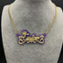 Custom Glitz Double Plated Name Chain