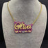 Custom Glitz Double Plated Name Chain