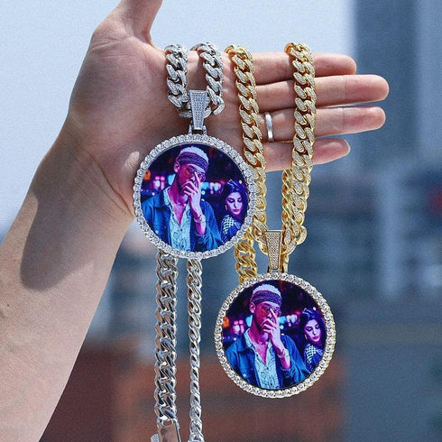VVS Jewelry 13MM Cuban Custom Photo Chain