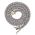 Diamond Prong Tennis Chain - Will Not Rust or Fade