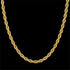 14k Gold 316L Stainless Steel Rope Chain - BOGO