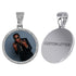 VVS Jewelry Iced Name Engraved Custom Circle Photo Chain