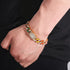 Rainbow Cuban Link Chain – Multicolor Iced Out Necklace & FREE Bracelet