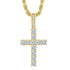 Icy Kid's Cross Pendant Necklace