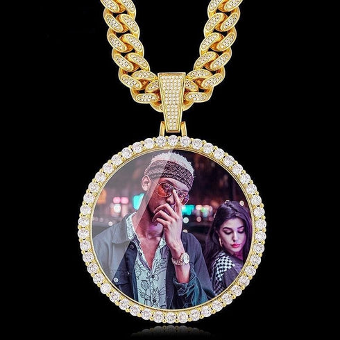 VVS Jewelry 13MM Cuban Custom Photo Chain