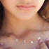 VVS Jewelry 18k Gold Custom Name Clavicle Necklace