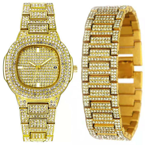 OG AP Style Buss Down Watch with FREE Band Bracelet