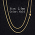 VVS Jewelry BOGO Micro Franco Chain - Buy One Get One Free
