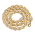 8mm Fully Iced Premium Thick Rope Chain