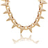 Iced Out Babe Rivet Spike Necklace