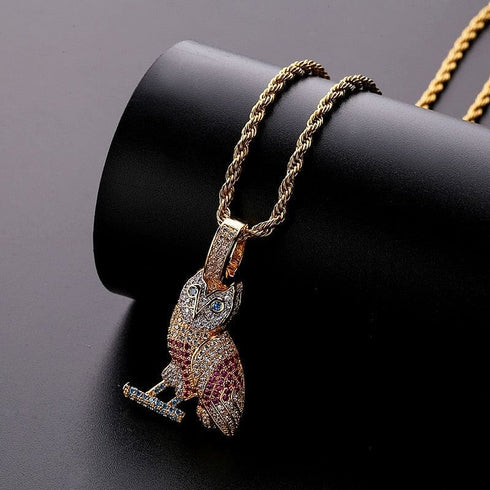 Drake OVO Owl Pendant Necklace