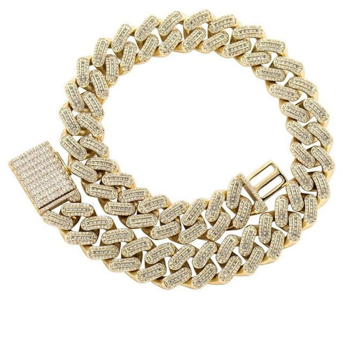 Exotic Baguette Cuban Chain