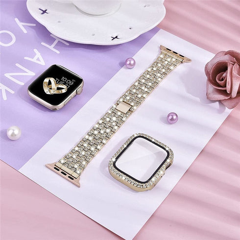 Blinged-out Apple Watch Band+ Free Icy Case
